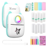 ZEITEL® Mini Bluetooth Thermal Printer with LED,  &hellip;